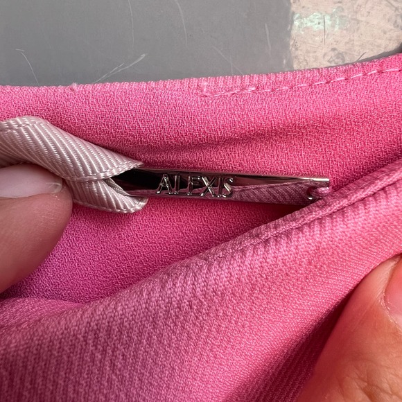 NWT Alexis 'Gineva' Sleeveless Square-Neck Opera Pink Mini Dress Size S - Picture 8 of 8